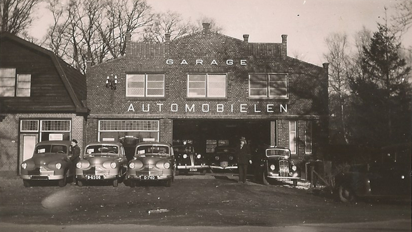 Foto van Garage van Veldhuizen van vroeger